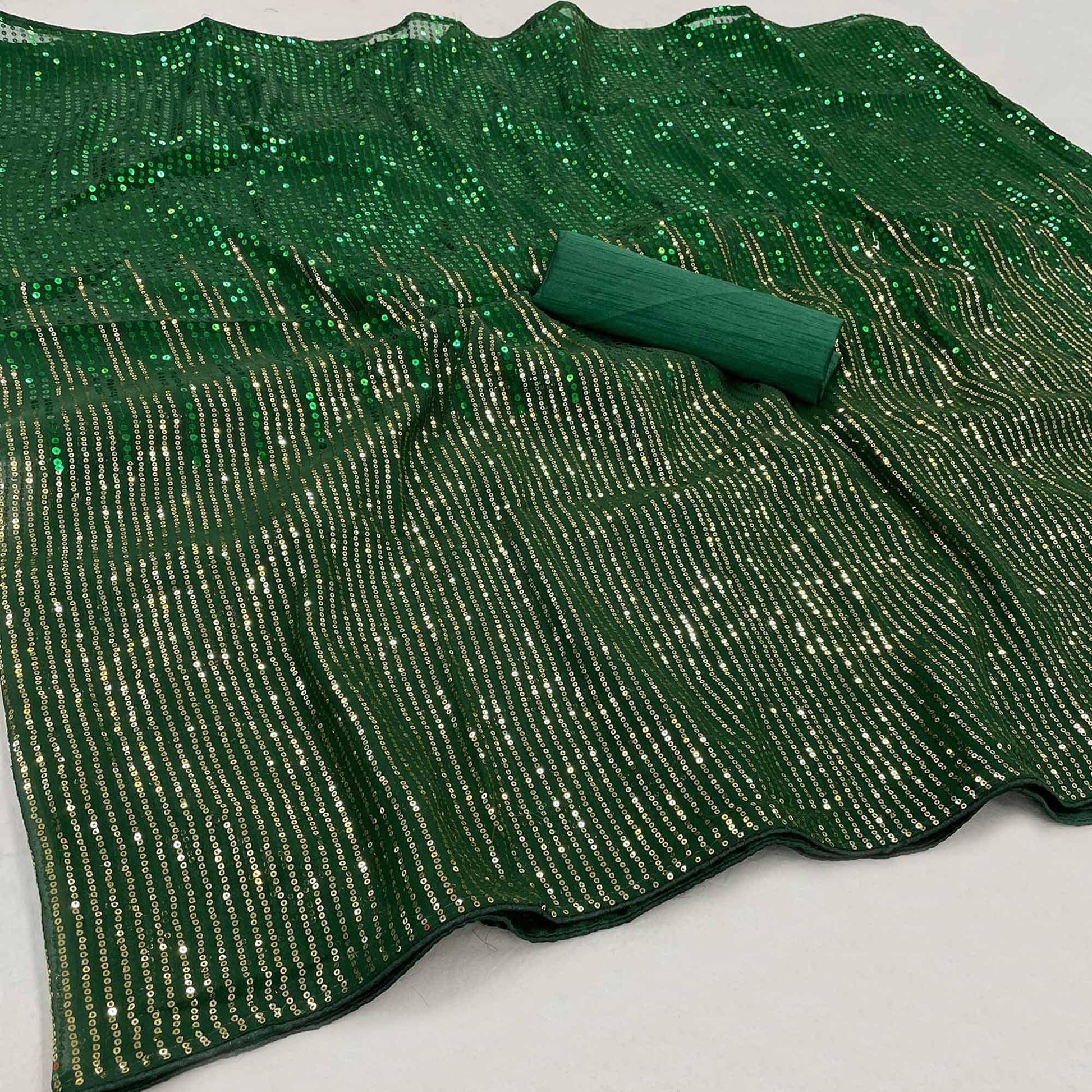 green-sequence-embroidered-georgette-saree-142948