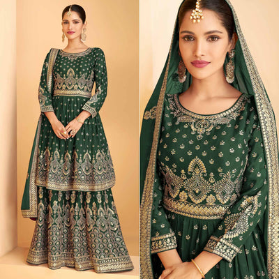 green-sequence-embroidered-georgette-sharara-suit-143998