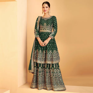 green-sequence-embroidered-georgette-sharara-suit-143998