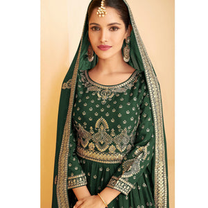 green-sequence-embroidered-georgette-sharara-suit-143998