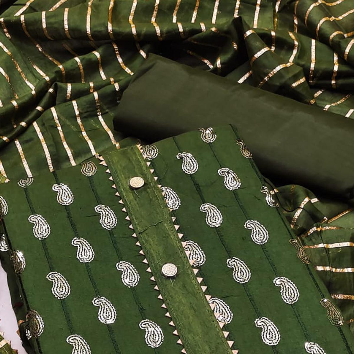 green-sequence-embroidered-pure-cotton-dress-material
