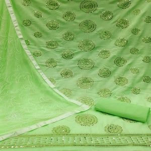 green-sequence-embroidered-pure-cotton-dress-material-144275