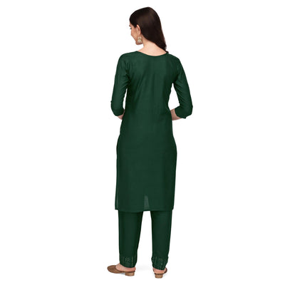 green-sequence-embroidered-rayon-kurti-pant-set