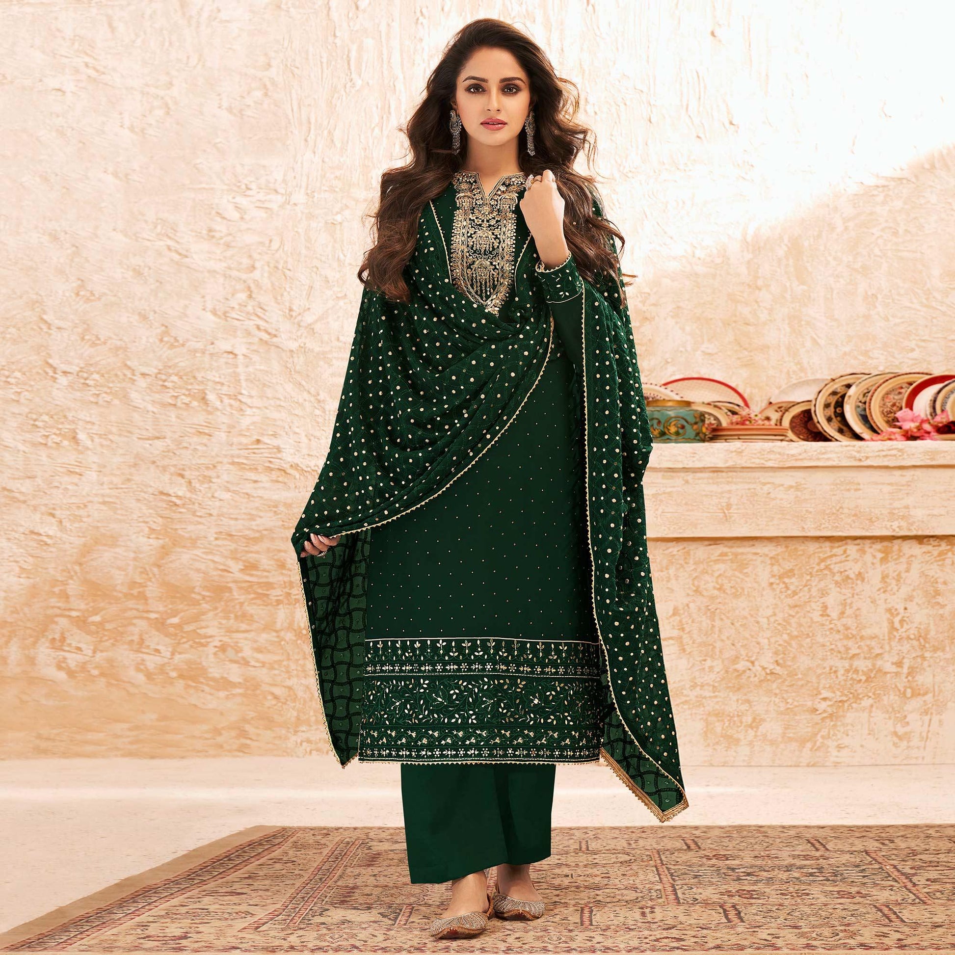 green-sequence-embroidered-real-georgette-partywear-suit-132527