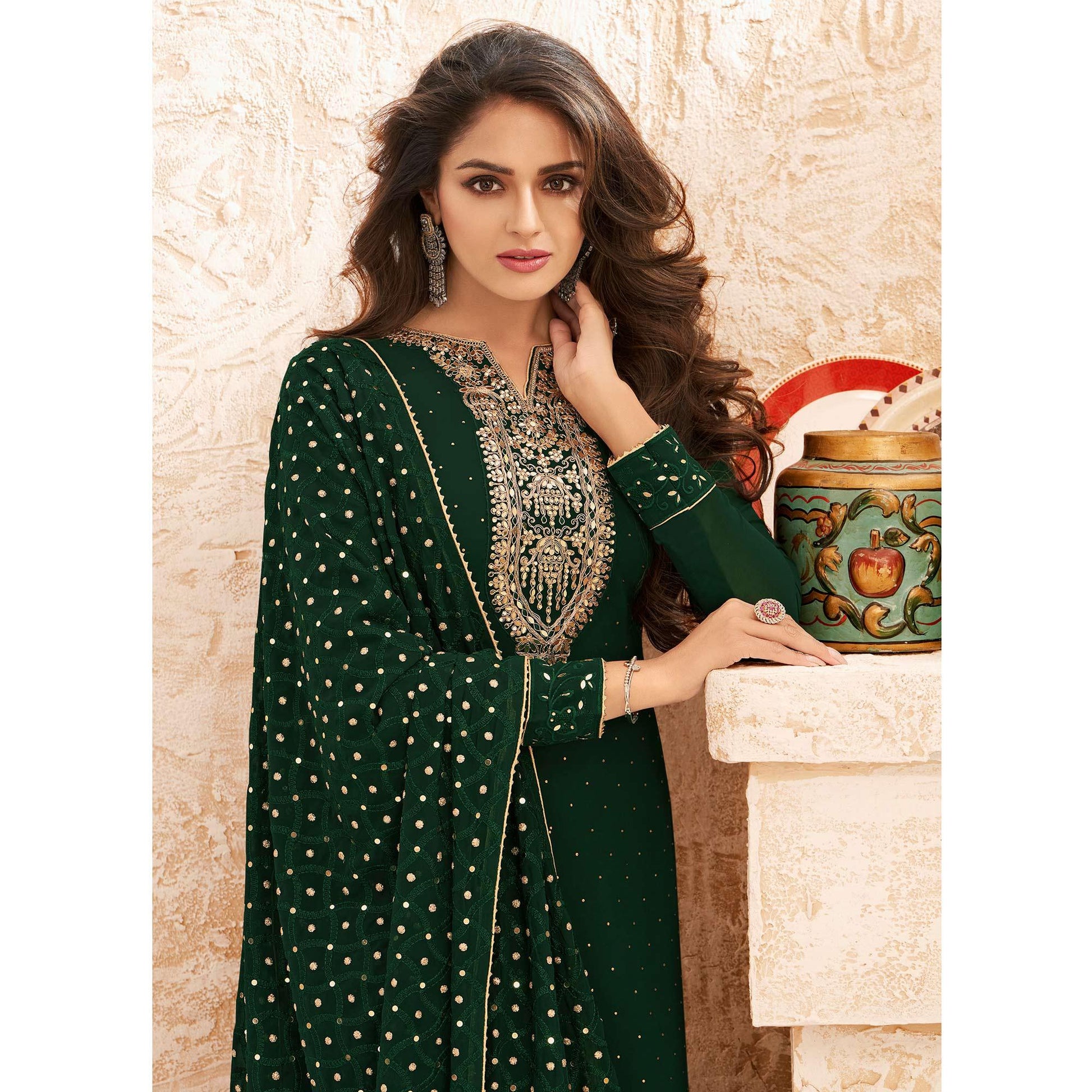 green-sequence-embroidered-real-georgette-partywear-suit-132527