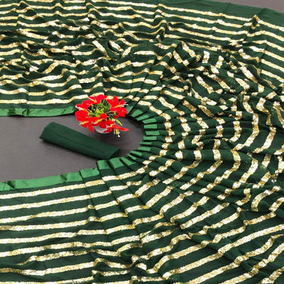 green-sequence-embroidered-with-stripes-georgette-saree-145412