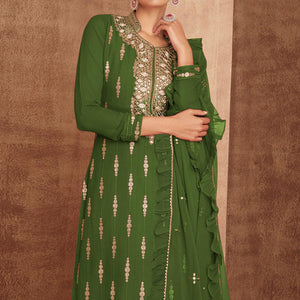 green-sequence-embroidery-real-georgette-partywear-suit