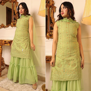 green-sequence-floral-embroidered-georgette-sharara-suit-144313