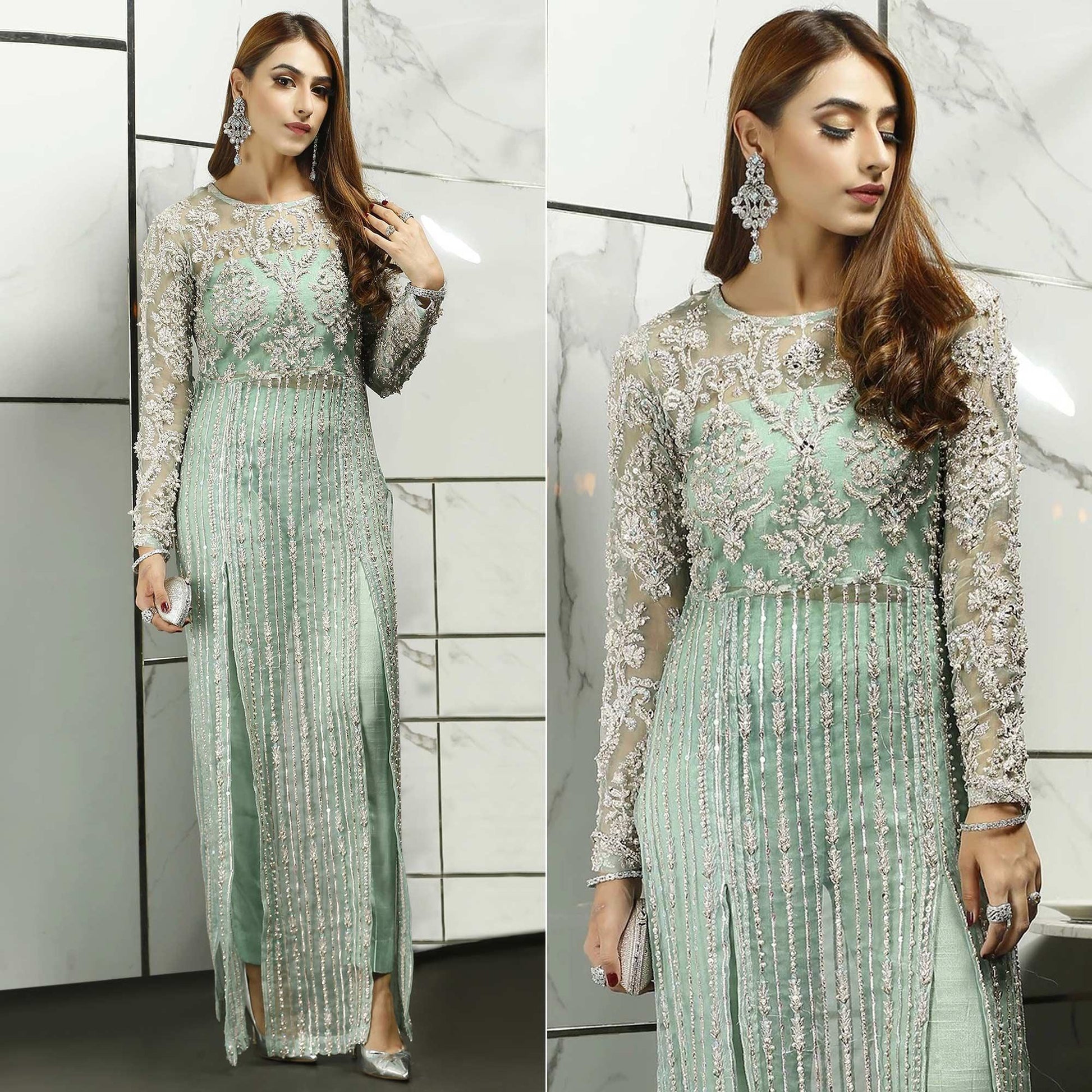 pista-green-sequence-with-floral-embroidered-net-pakistani-suit-145497