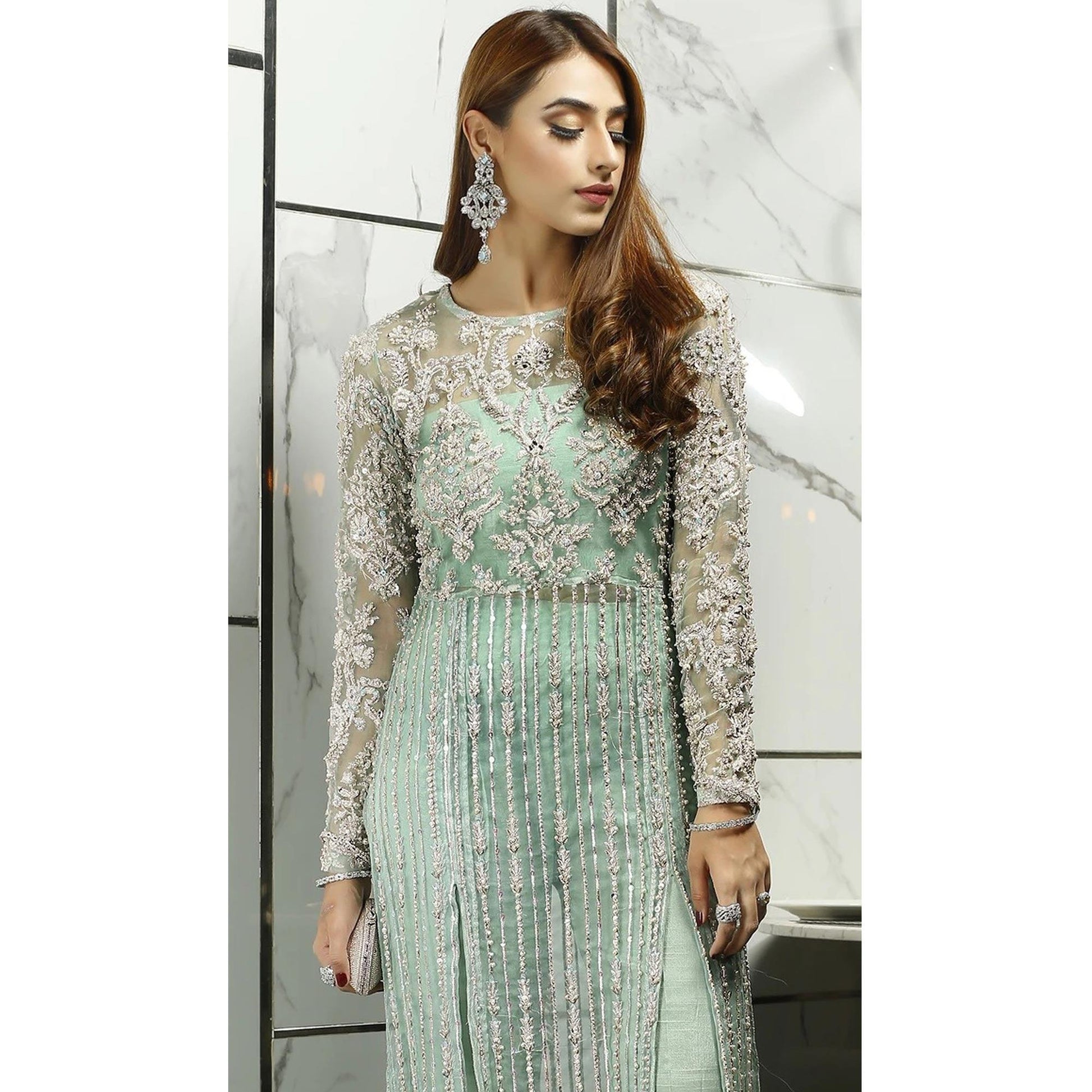 pista-green-sequence-with-floral-embroidered-net-pakistani-suit-145497
