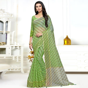 green-striped-printed-kota-doria-saree-with-tassels