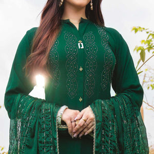 green-swarovski-work-rayon-kurti-pant-set-with-dupatta