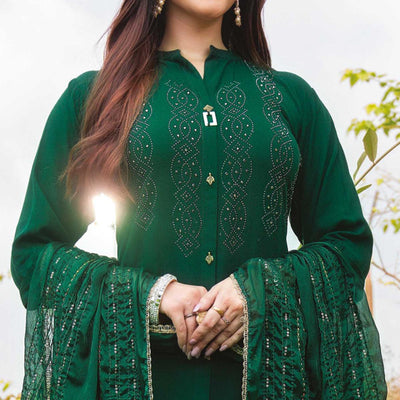 green-swarovski-work-rayon-kurti-pant-set-with-dupatta