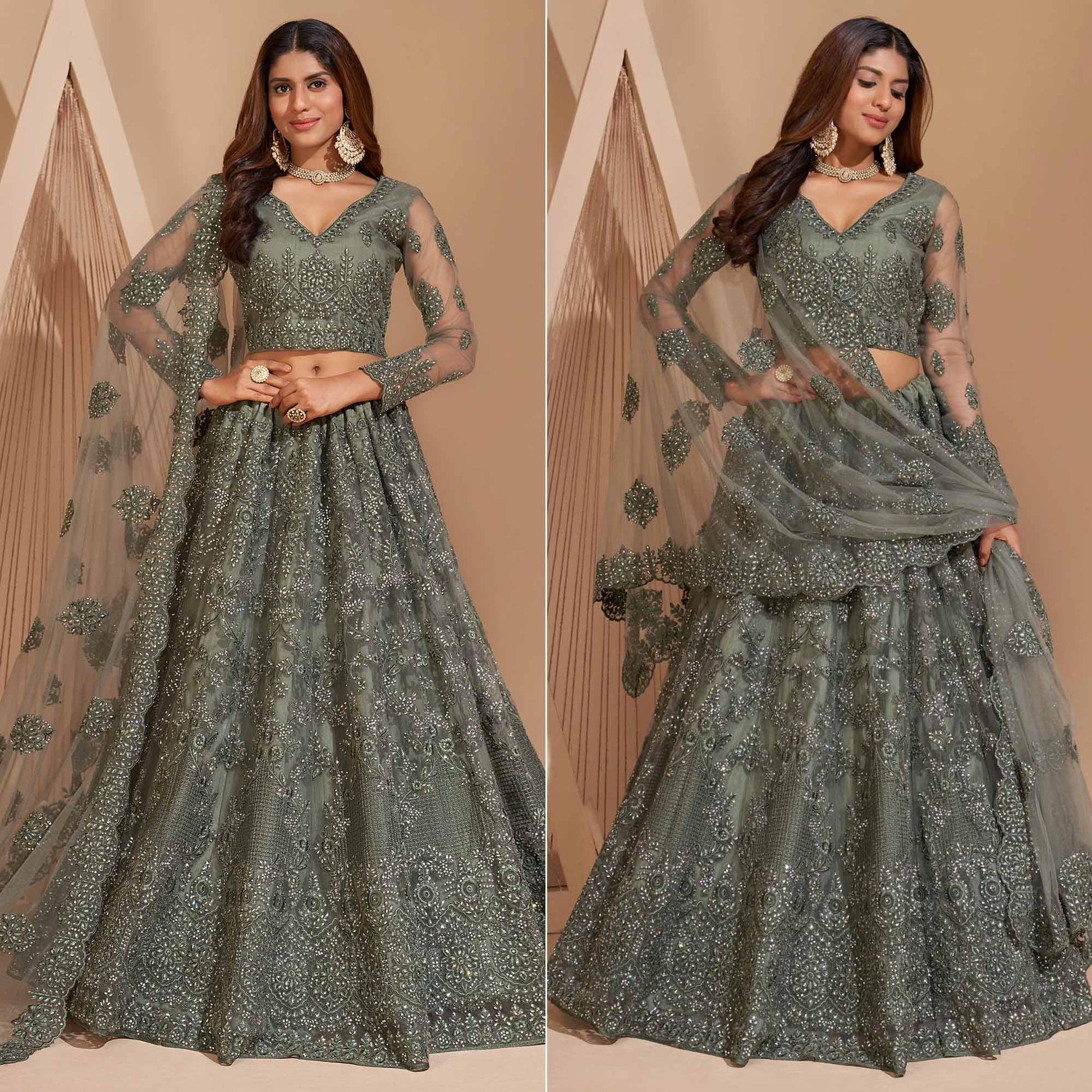 green-wedding-wear-embroidered-with-embellished-net-lehenga-choli-140659