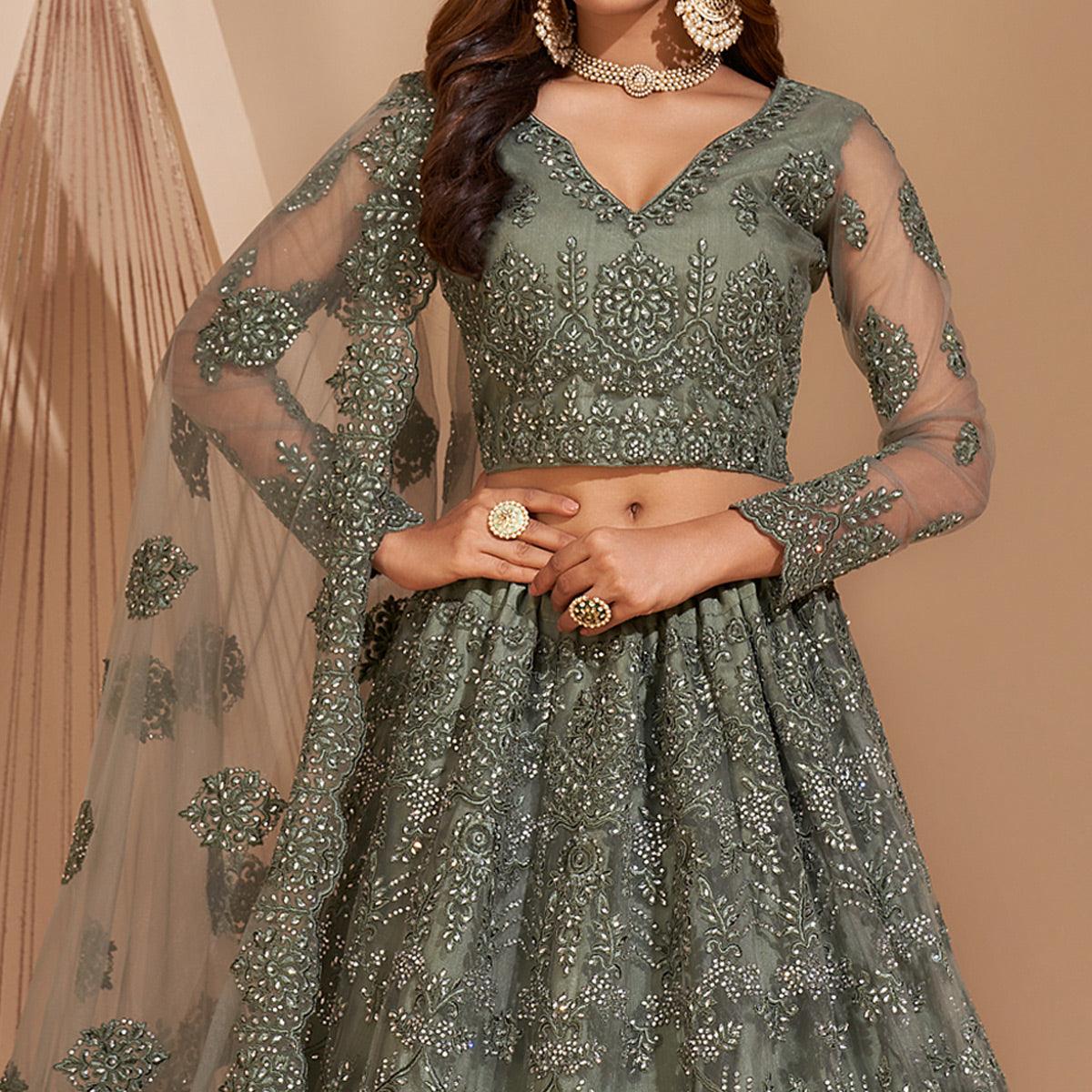 green-wedding-wear-embroidered-with-embellished-net-lehenga-choli-140659