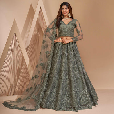 green-wedding-wear-embroidered-with-embellished-net-lehenga-choli-140659