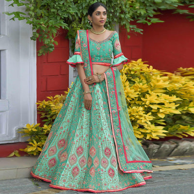 green-wedding-wear-floral-embroidery-resham-work-silk-lehenga-choli-112016
