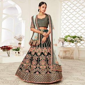 green-wedding-wear-floral-sequins-embroidered-with-diamond-velvet-lehenga-choli-124588