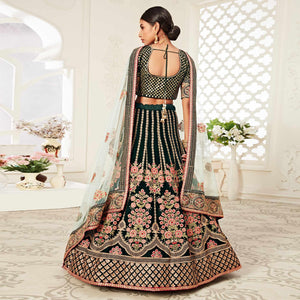 green-wedding-wear-floral-sequins-embroidered-with-diamond-velvet-lehenga-choli-124588