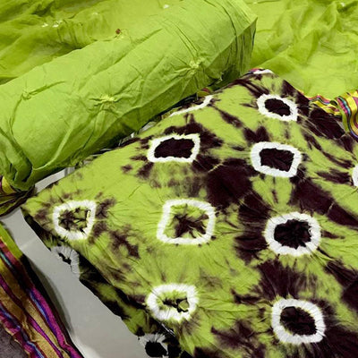 green-wine-bandhani-printed-pure-cotton-dress-material