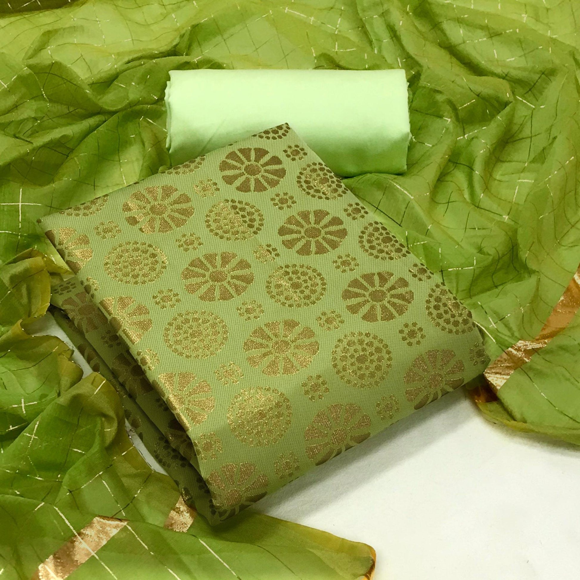 green-woven-banarasi-silk-dress-material-1