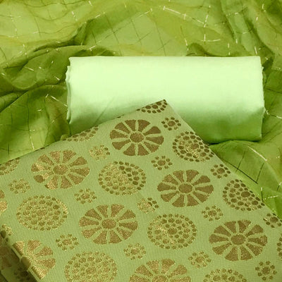 green-woven-banarasi-silk-dress-material-1