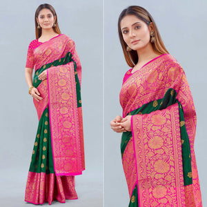 green-woven-banarasi-silk-saree-143196