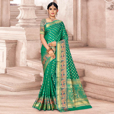 green-woven-banarasi-silk-saree-144903
