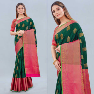 green-woven-banarasi-silk-saree-143194