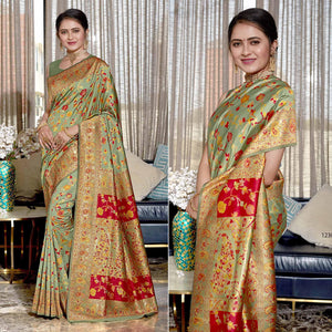 green-woven-banarasi-silk-saree-145481
