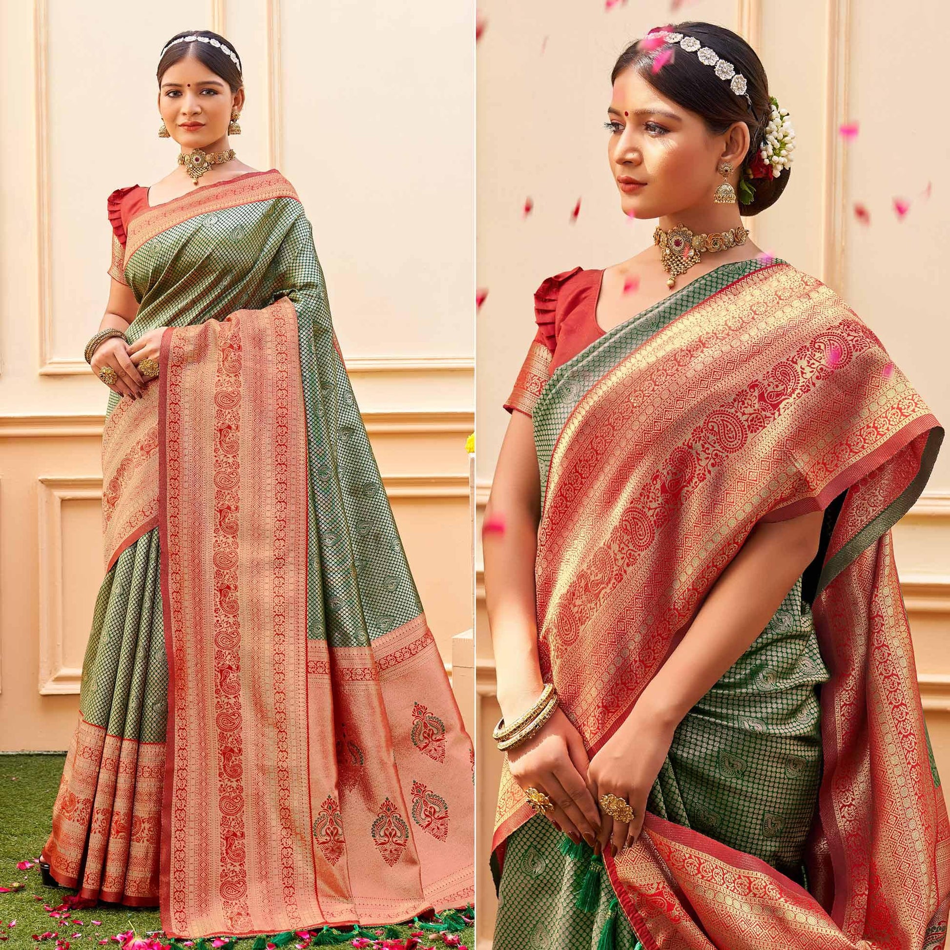 green-woven-banarasi-silk-saree-5