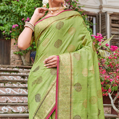 green-woven-banarasi-silk-saree-2