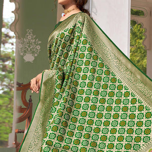 green-woven-banarasi-silk-saree-1