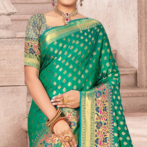 green-woven-banarasi-silk-saree-144903