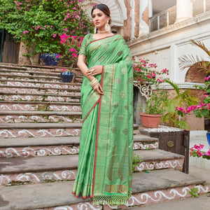 green-woven-banarasi-silk-saree-3