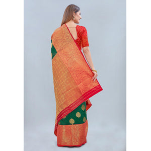 green-woven-banarasi-silk-saree-143185