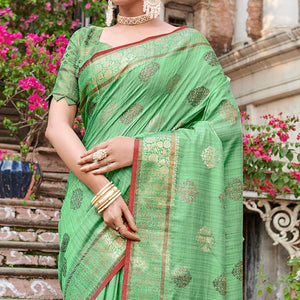 green-woven-banarasi-silk-saree-3