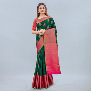 green-woven-banarasi-silk-saree-143194