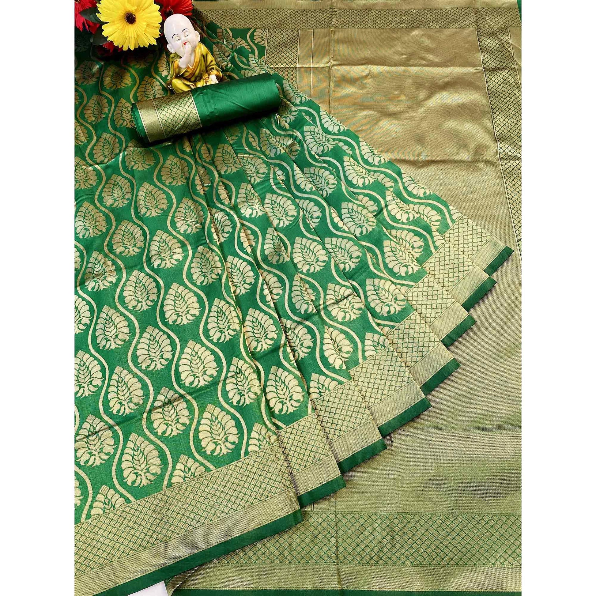 green-woven-banarasi-silk-saree-6