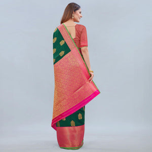 green-woven-banarasi-silk-saree-143194