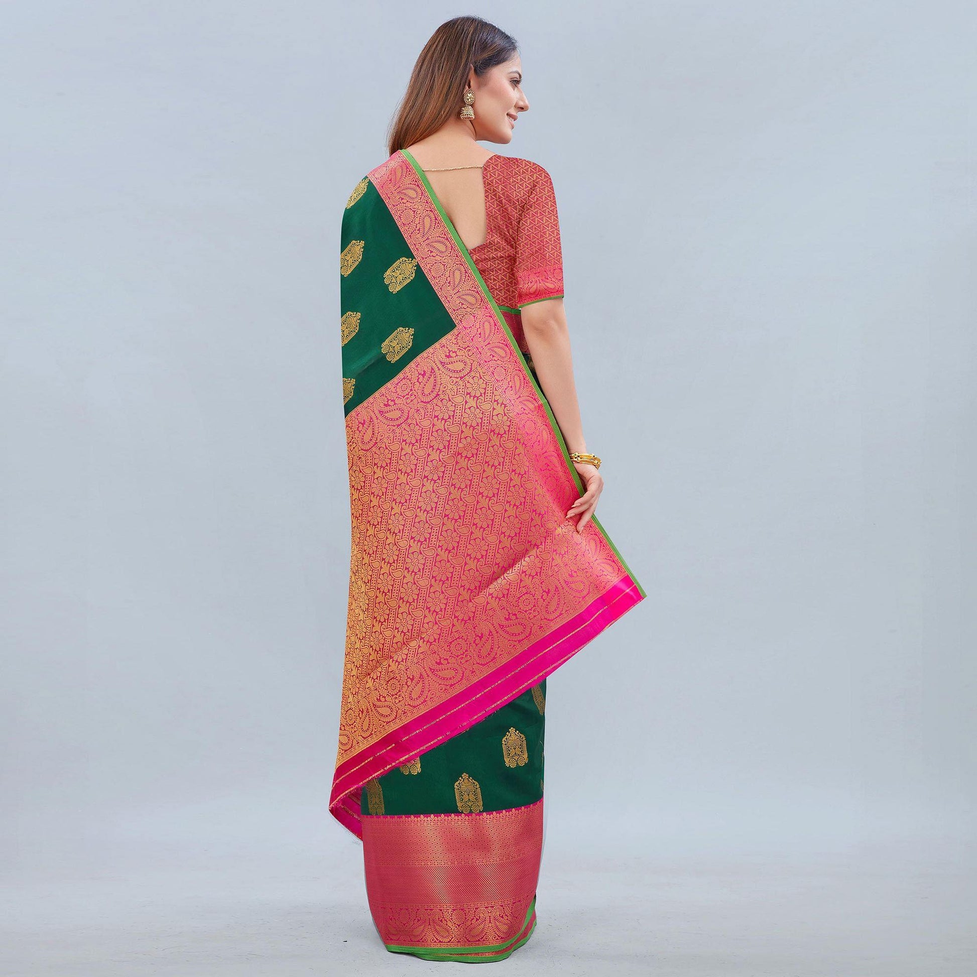 green-woven-banarasi-silk-saree-143194