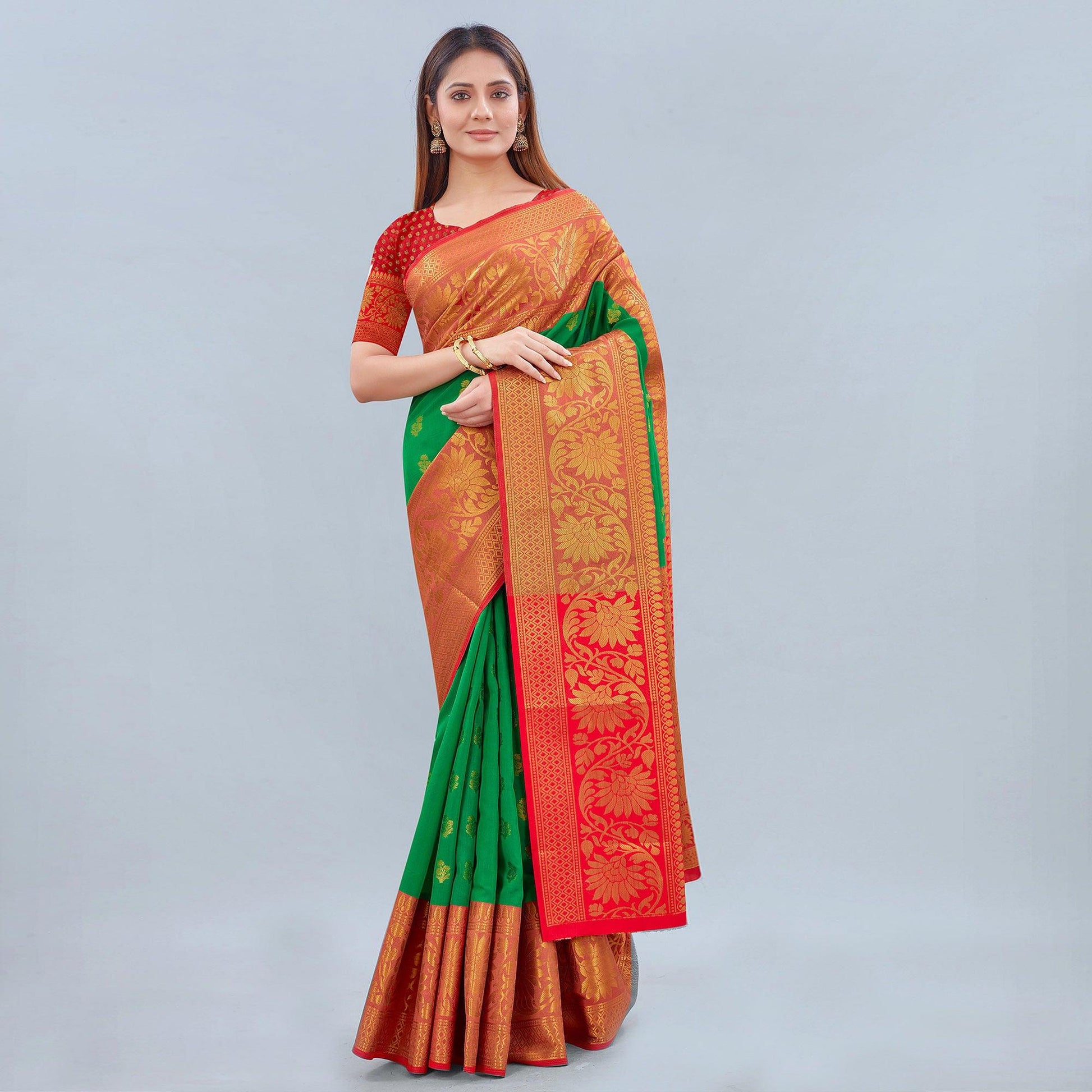 green-woven-banarasi-silk-saree-143181
