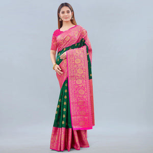 green-woven-banarasi-silk-saree-143196