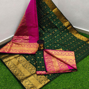 green-woven-chanderi-saree