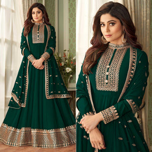 green-partywear-woven-georgette-anarkali-suit