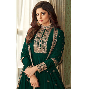 green-partywear-woven-georgette-anarkali-suit