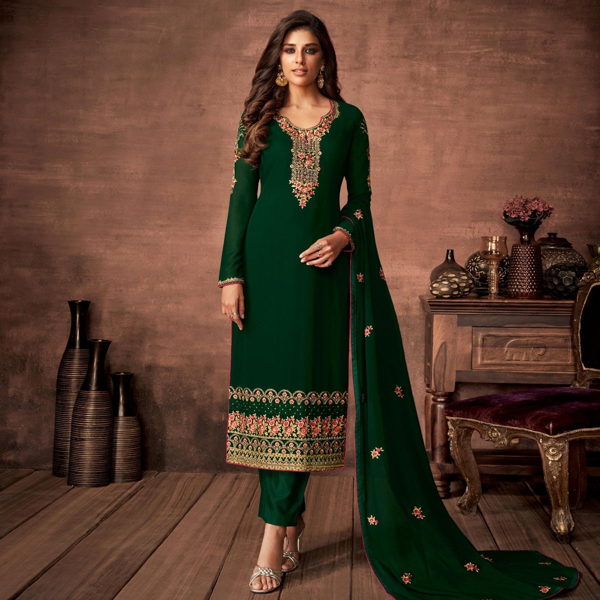 jazzy-green-colored-partywear-woven-georgette-straight-suit-73737