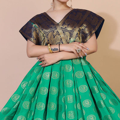 green-woven-jacquard-anarkali-style-gown