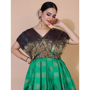green-woven-jacquard-anarkali-style-gown