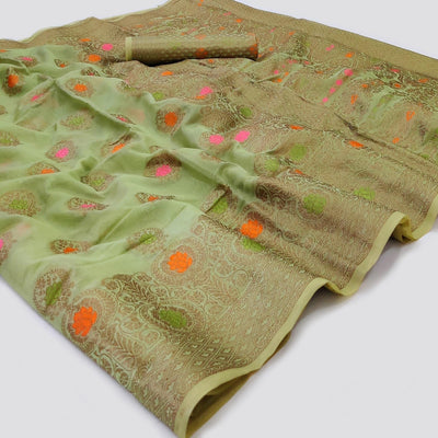 green-woven-organza-saree-1